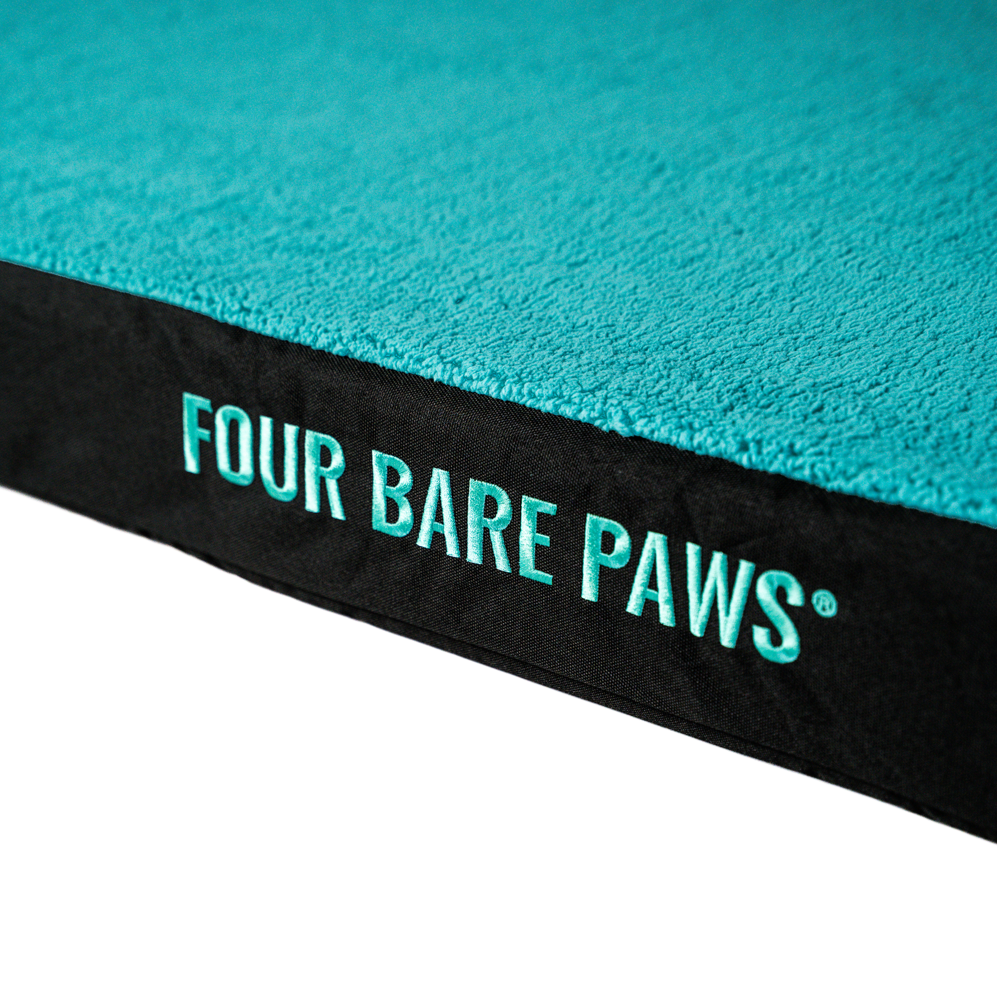 Sherpa Lined Dog Bed (Replacement Cover Only) In Teal